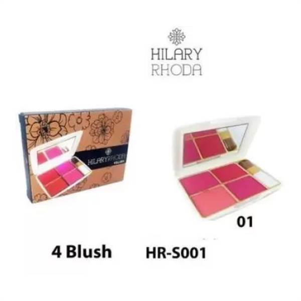 Hilary Rhoda 4 Color Blusher Kit for Face Makup (Multicolor) HR-S001-02